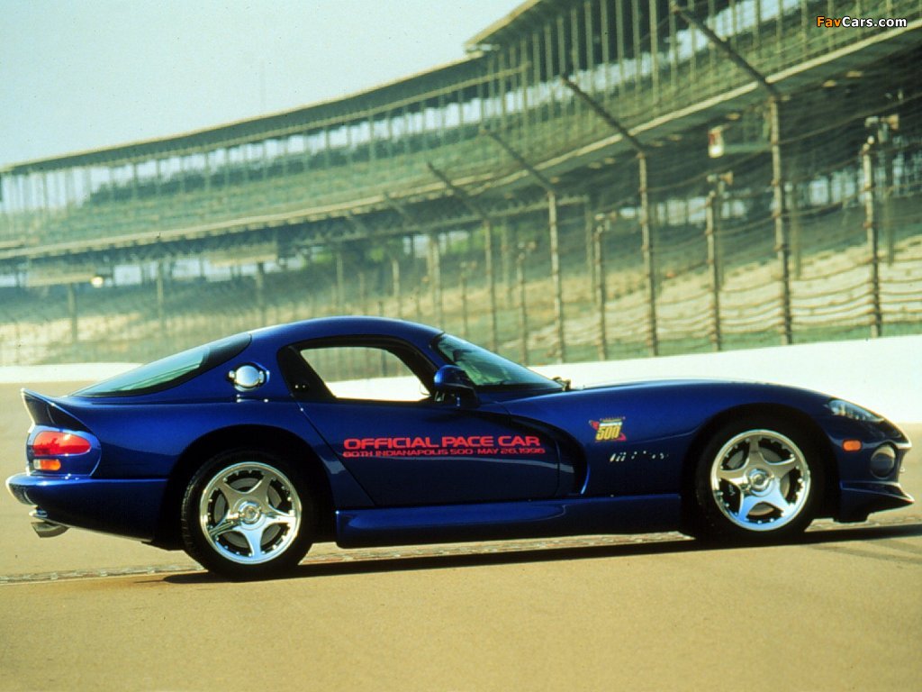 Dodge Viper GTS Indy 500 Pace Car 1996 images (1024 x 768)
