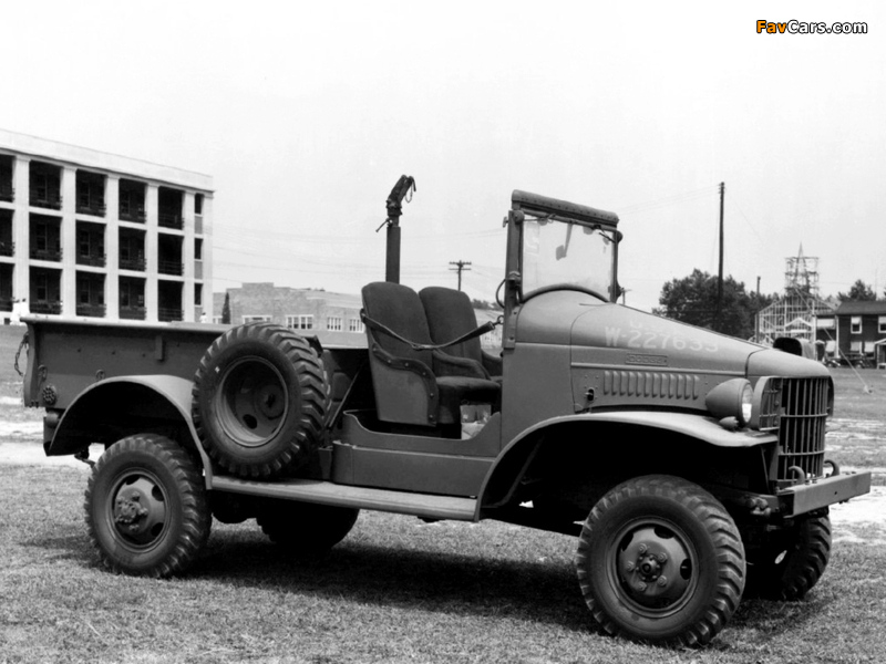 Dodge WC-4 Open Cab Pickup (T207) 1941 photos (800 x 600)