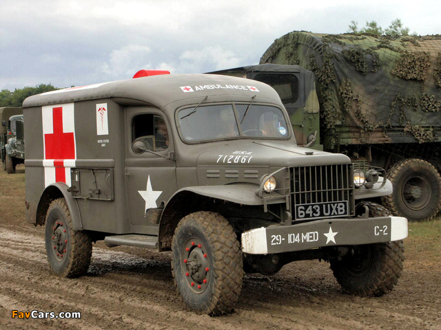 Photos of Dodge WC-54 Ambulance by Wayne (T214) 1942–44 (640 x 480)