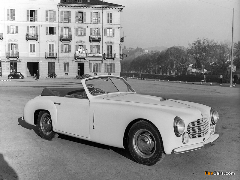 Ferrari 166 Inter Stabilimenti Farina Cabriolet (#033S) 1949 photos (800 x 600)