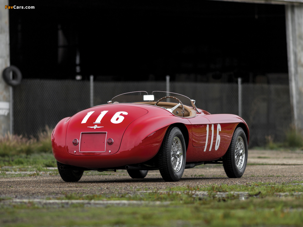 Images of Ferrari 166 MM Barchetta (#0058M) 1950 (1024 x 768)