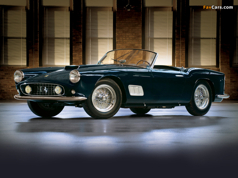 Ferrari 250 GT SWB California Spyder (open headlights) 1960–63 wallpapers (800 x 600)