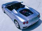 Photos of Ferrari 360 Spider 2000–05