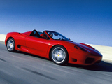 Photos of Ferrari 360 Spider 2000–05