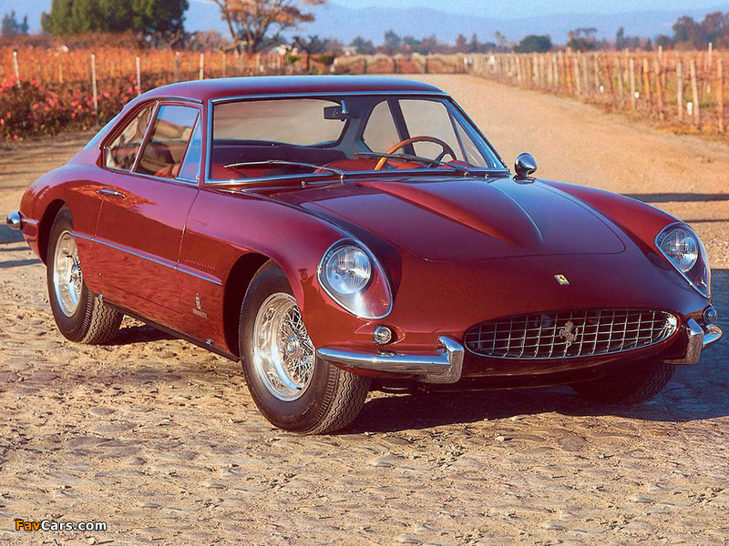 Images of Ferrari 400 Superamerica Coupe Aerodinamico (covered headlights) (Tipo 538) 1962–64 (800 x 600)