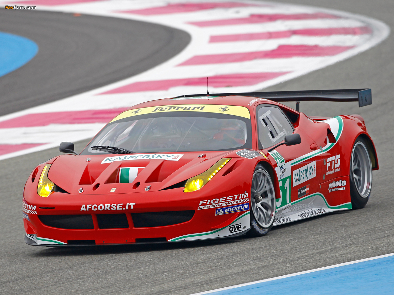 гоночная Ferrari без смс