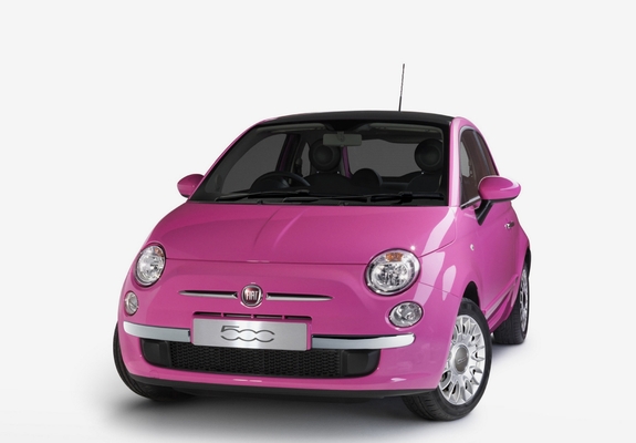 Fiat 500 Pink Limited Edition 2010 photos
