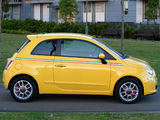 Images of Fiat 500 Sport AU-spec 2008–12