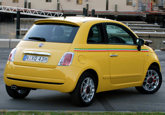 Images of Fiat 500 Sport AU-spec 2008–12