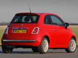 Pictures of Fiat 500 UK-spec 2008