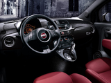 Fiat 500 Matt Black 2010–12 wallpapers