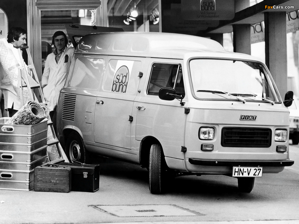 Fiat 900T High Roof Van 1976–80 wallpapers (1024 x 768)