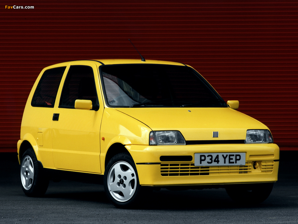 Images of Fiat Cinquecento Sporting UK-spec (170) 1995–98 (1024 x 768)