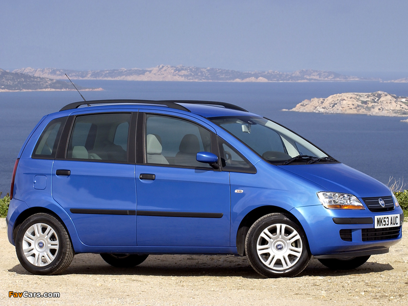 Pictures of Fiat Idea UK-spec (350) 2004–06 (800 x 600)
