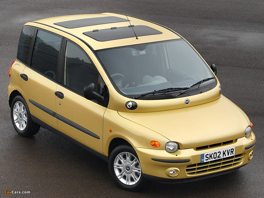 Pictures of Fiat Multipla UK-spec 2002–04 (1024 x 768)