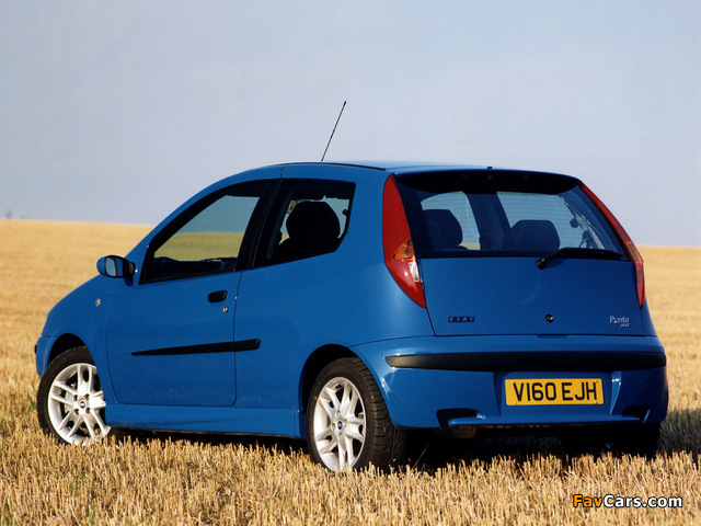 Fiat Punto HGT UK-spec (188) 1999–2003 photos (640 x 480)