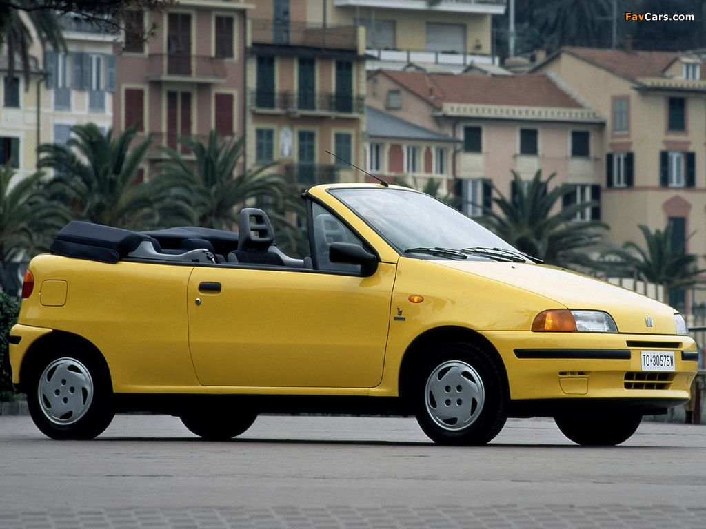 Images of Fiat Punto Cabrio S (176) 1994–2000 (1024 x 768)