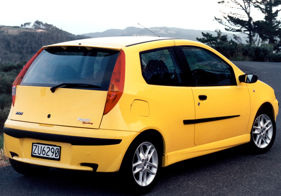 Fiat Punto Sporting NZ-spec (188) 2002–03 wallpapers