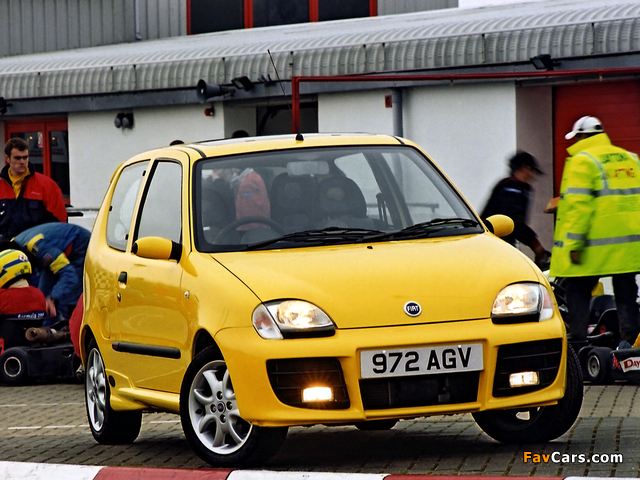Pictures of Fiat Seicento Sporting Michael Schumacher UK-spec 2001–03 (640 x 480)