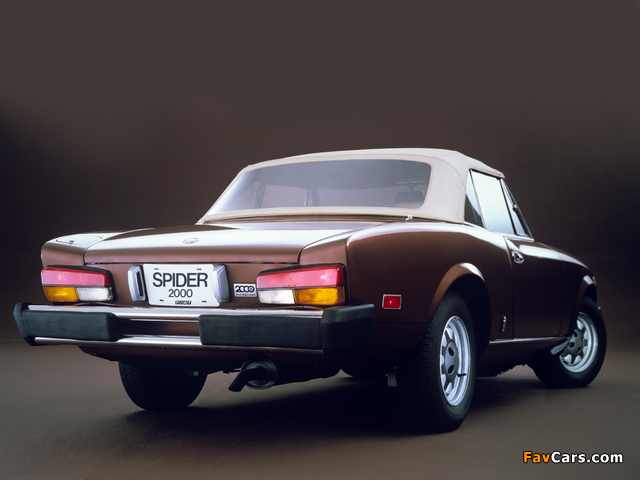 Fiat 2000 Spider 1979–82 wallpapers (640 x 480)