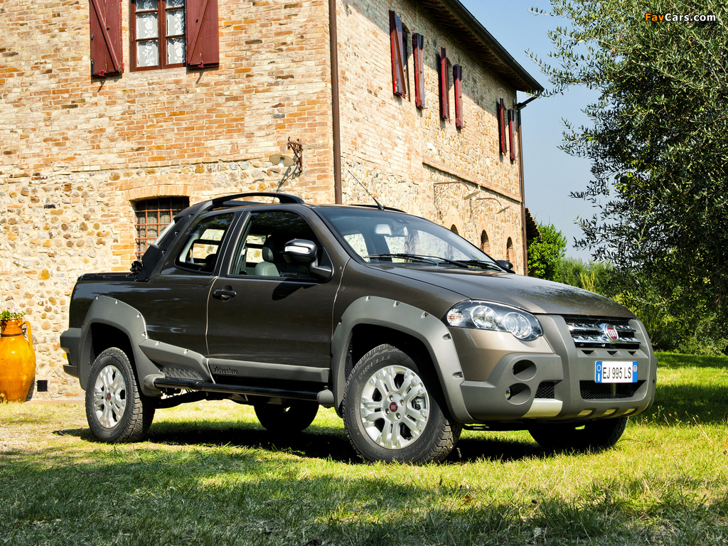 Pictures of Fiat Strada Adventure Crew Cab EU-spec 2012 (1024 x 768)