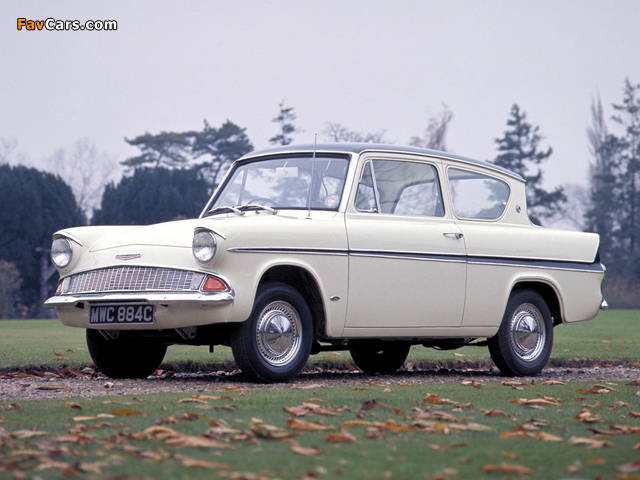 Ford Anglia Deluxe (105E) 1959–67 images (640 x 480)