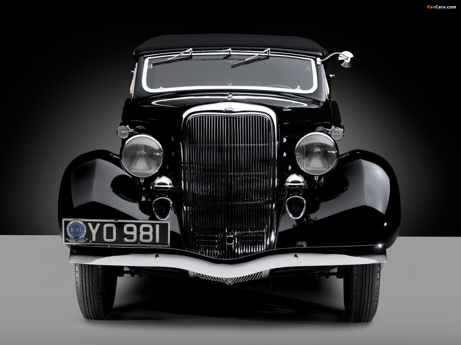Ford V8 Deluxe Convertible Sedan by Gläser 1936 wallpapers (1600 x 1200)