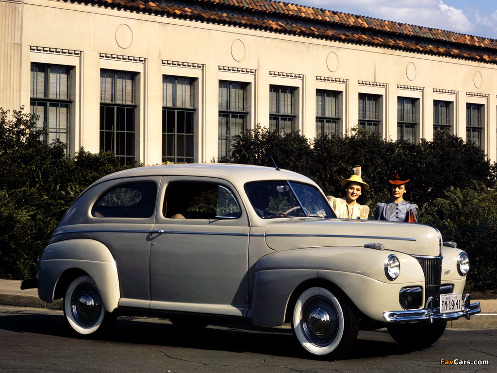 Ford V8 Super Deluxe Tudor Sedan (11A-70B) 1941 wallpapers (1024 x 768)