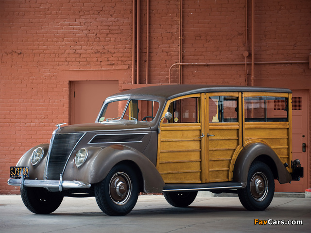 Images of Ford V8 Deluxe Station Wagon 1937 (640 x 480)
