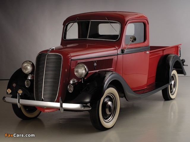 Photos of Ford V8 Deluxe Pickup (77-830) 1937 (640 x 480)
