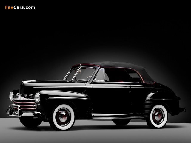 Photos of Ford V8 Super Deluxe Convertible Coupe 1946 (640 x 480)