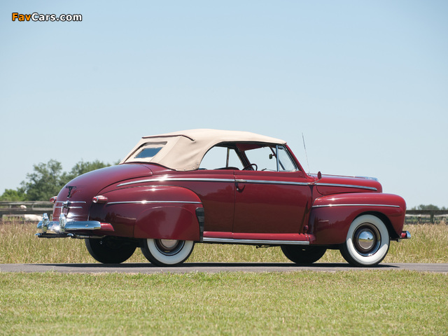 Photos of Ford V8 Super Deluxe Convertible Coupe 1946 (640 x 480)
