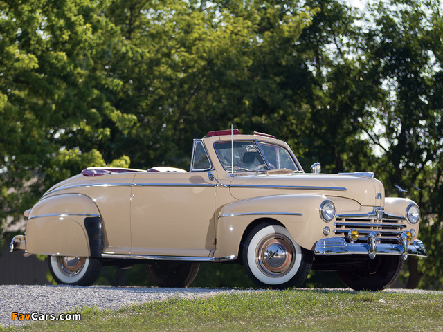 Photos of Ford Super Deluxe Convertible Coupe 1947 (640 x 480)