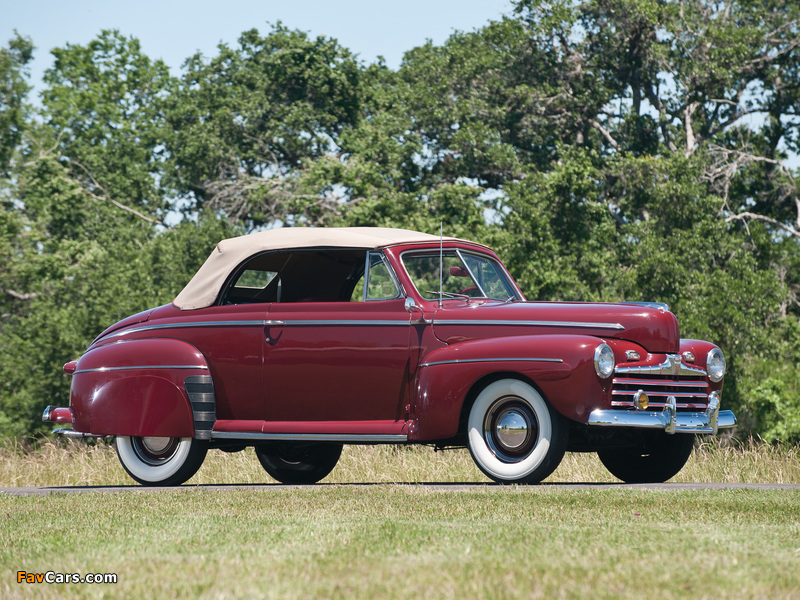 Pictures of Ford V8 Super Deluxe Convertible Coupe 1946 (800 x 600)