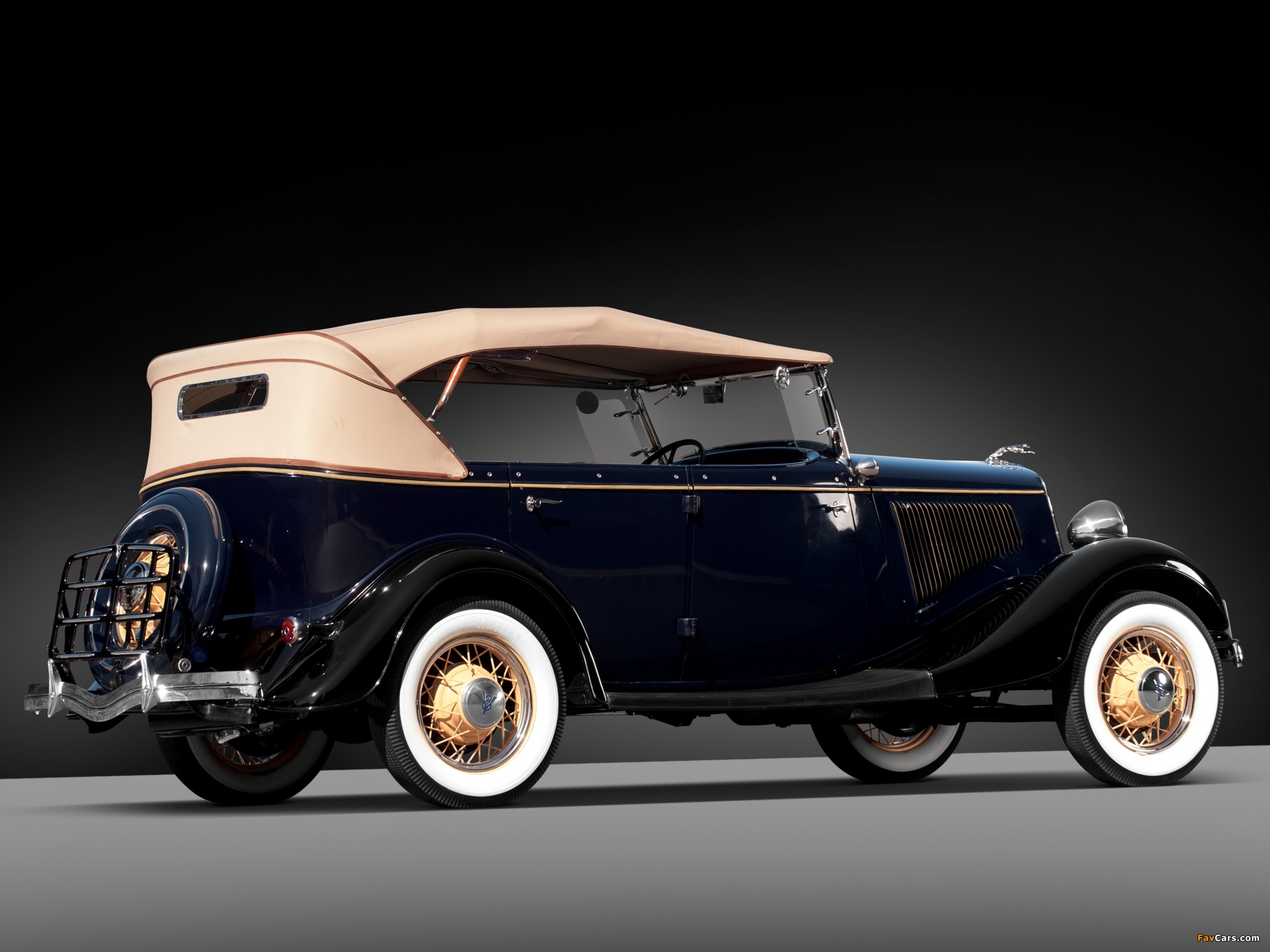 Ford V8 Deluxe Phaeton (40-750) 1934 wallpapers (2048 x 1536)