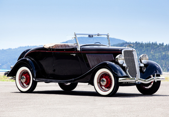 Ford V8 Deluxe Roadster (40-710) 1934 wallpapers