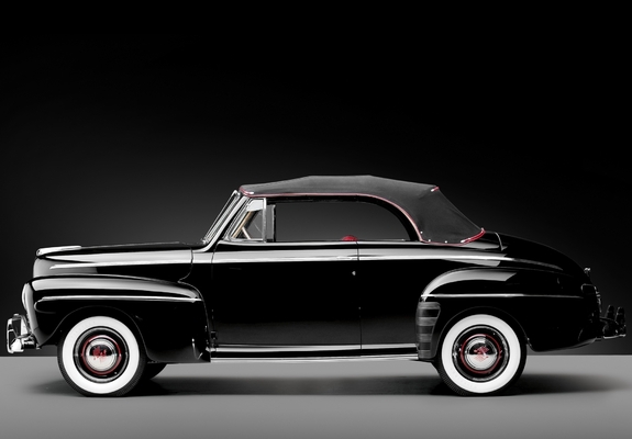 Ford V8 Super Deluxe Convertible Coupe 1946 wallpapers
