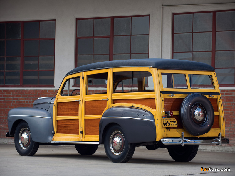 Ford V8 Super Deluxe Station Wagon (79B) 1947 wallpapers (800 x 600)