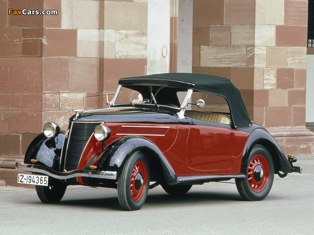 Pictures of Ford Eifel 2-seater Cabriolet 1936–39 (640 x 480)