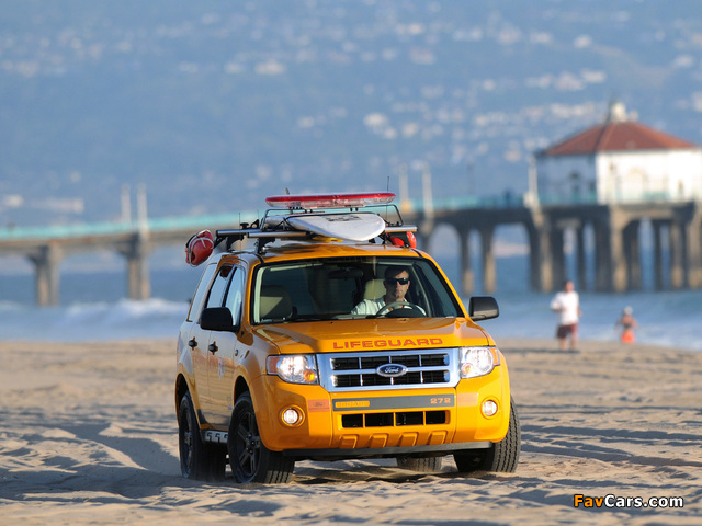 Ford Escape Hybrid Lifeguard 2008–12 wallpapers (640 x 480)