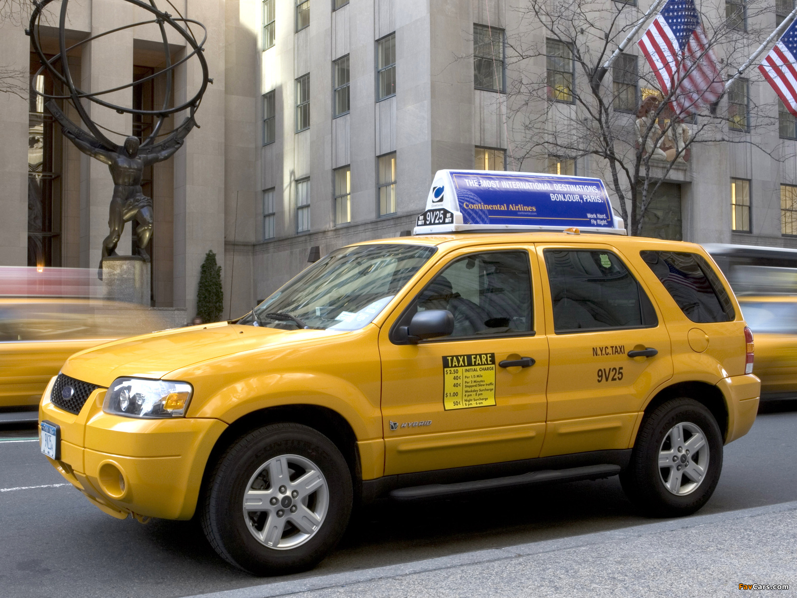 Photos of Ford Escape Hybrid Taxi 2005–07 (1600 x 1200)