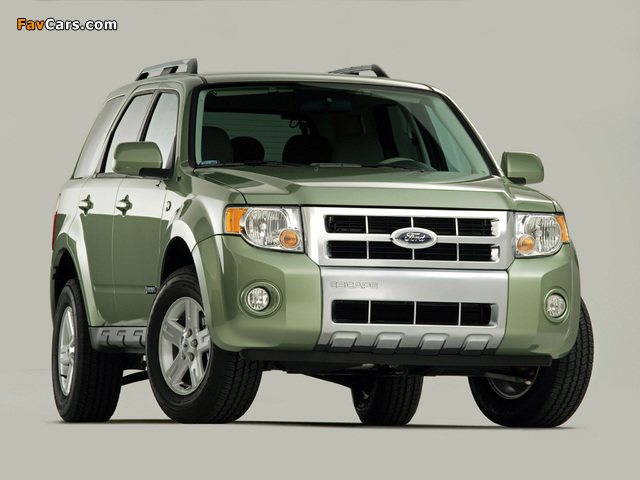 Pictures of Ford Escape Hybrid 2007–12 (640 x 480)