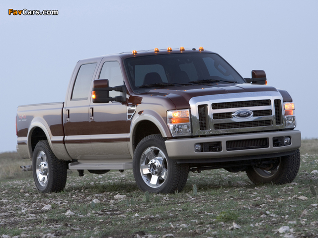 Ford F-250 Super Duty Crew Cab 2007–09 pictures (640 x 480)