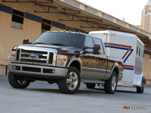 Pictures of Ford F-250 Super Duty Crew Cab 2007–09 (640 x 480)