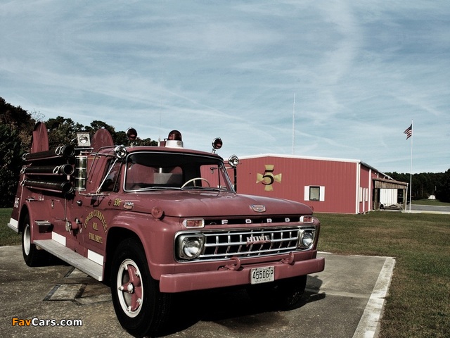 Pictures of Ford F-700 Firetruck by Howe 1965 (640 x 480)