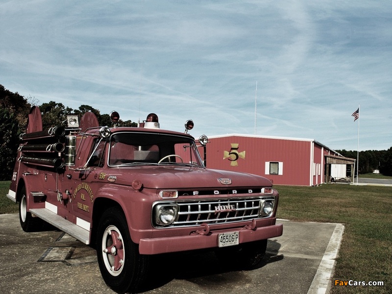 Pictures of Ford F-700 Firetruck by Howe 1965 (800 x 600)