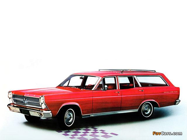 Ford Fairlane 500 Station Wagon 1966 images (640 x 480)