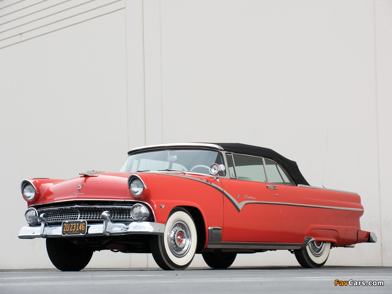 Images of Ford Fairlane Sunliner Convertible 1955 (800 x 600)
