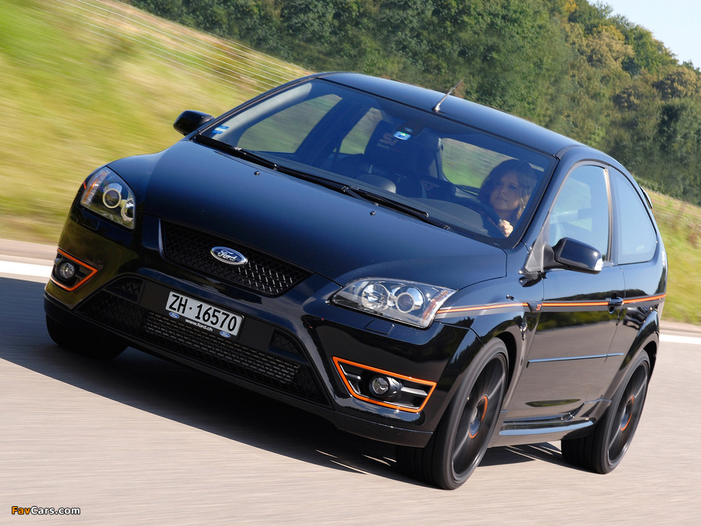 Ford Focus ST 3-door Black Edition 2007 images (1024 x 768)