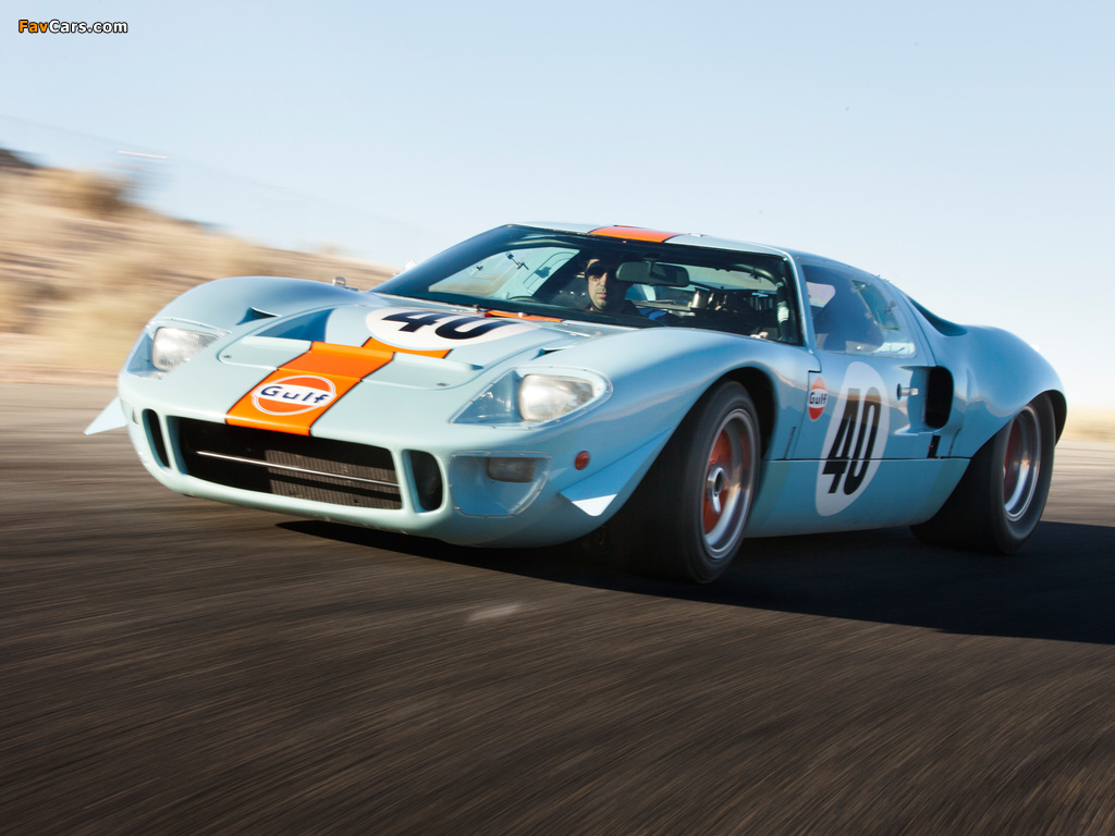 Images of Ford GT40 Gulf Oil Le Mans 1968 (1024 x 768)